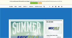 Desktop Screenshot of mix95.com