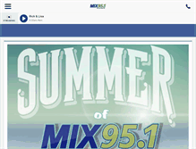 Tablet Screenshot of mix95.com